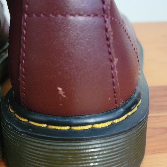 Dr. Martens 1460 Boot Oxblood Red Big Kids Size 1 - Picture 8 of 12